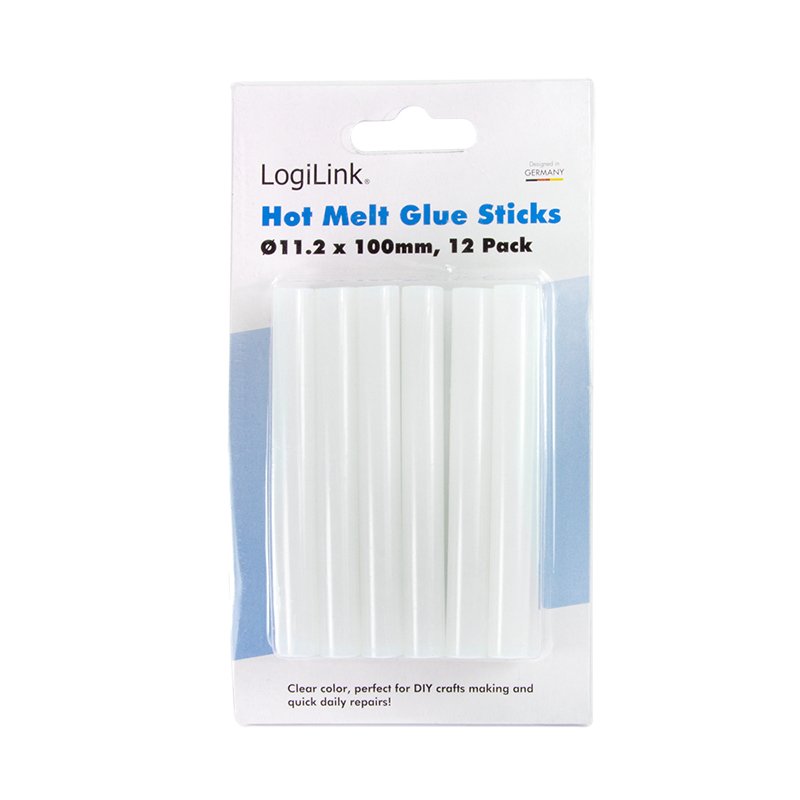 Logilink Wz0054  Barra De Pegamento Termofusible Ø11,2 Mm, 12 Unidades, Apto Para Wz0051