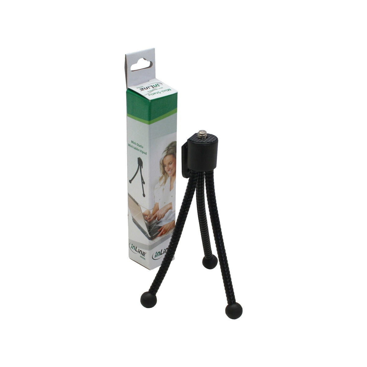 Mini Trípode Inline Para Cámaras Digitales 11,5 Cm