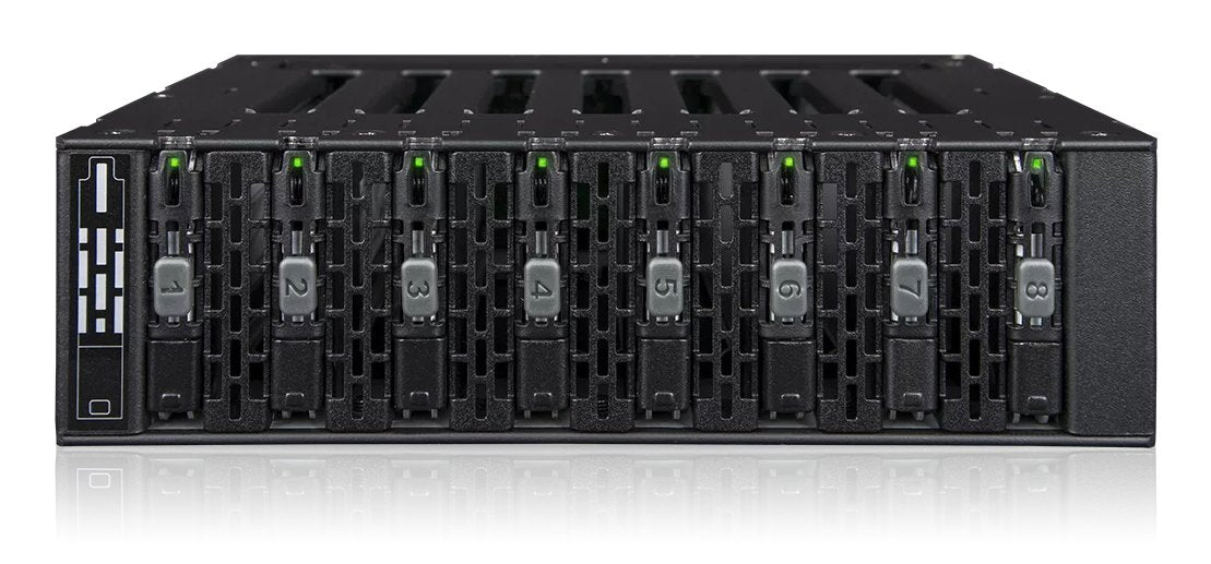 EAN 4713227445955 - Icy Dock ToughArmor MB873MP-B V2 Caja externa para unidad de estado sólido (SSD) Negro 5.25" imagen 2