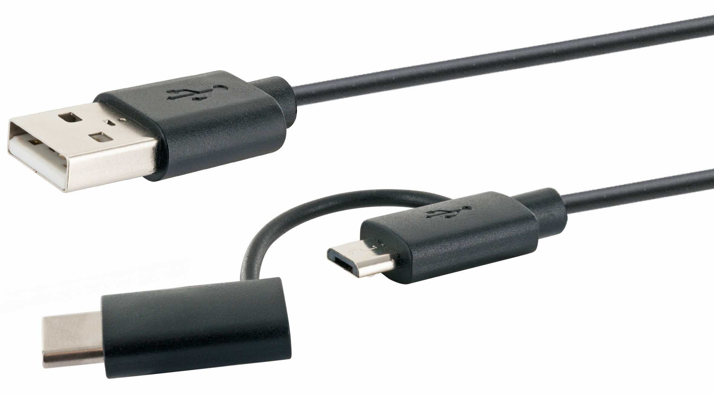 Cable Multiadaptador Usb 3.1 Schwaiger Usb 3.1 C 1m, Sw