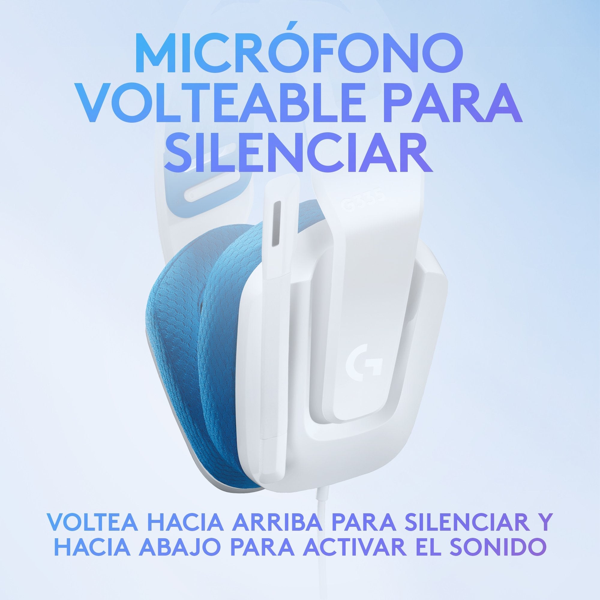 Logitech G335 Auriculares Con Micrófono Usb Blancos 981-001018