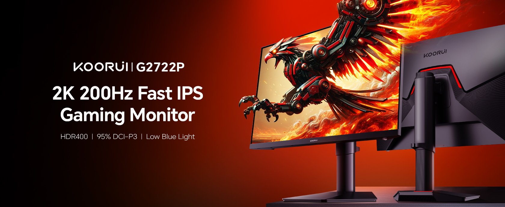 Koorui G2722p Qhd Gaming Monitor 68,6 Cm (27 Zoll)