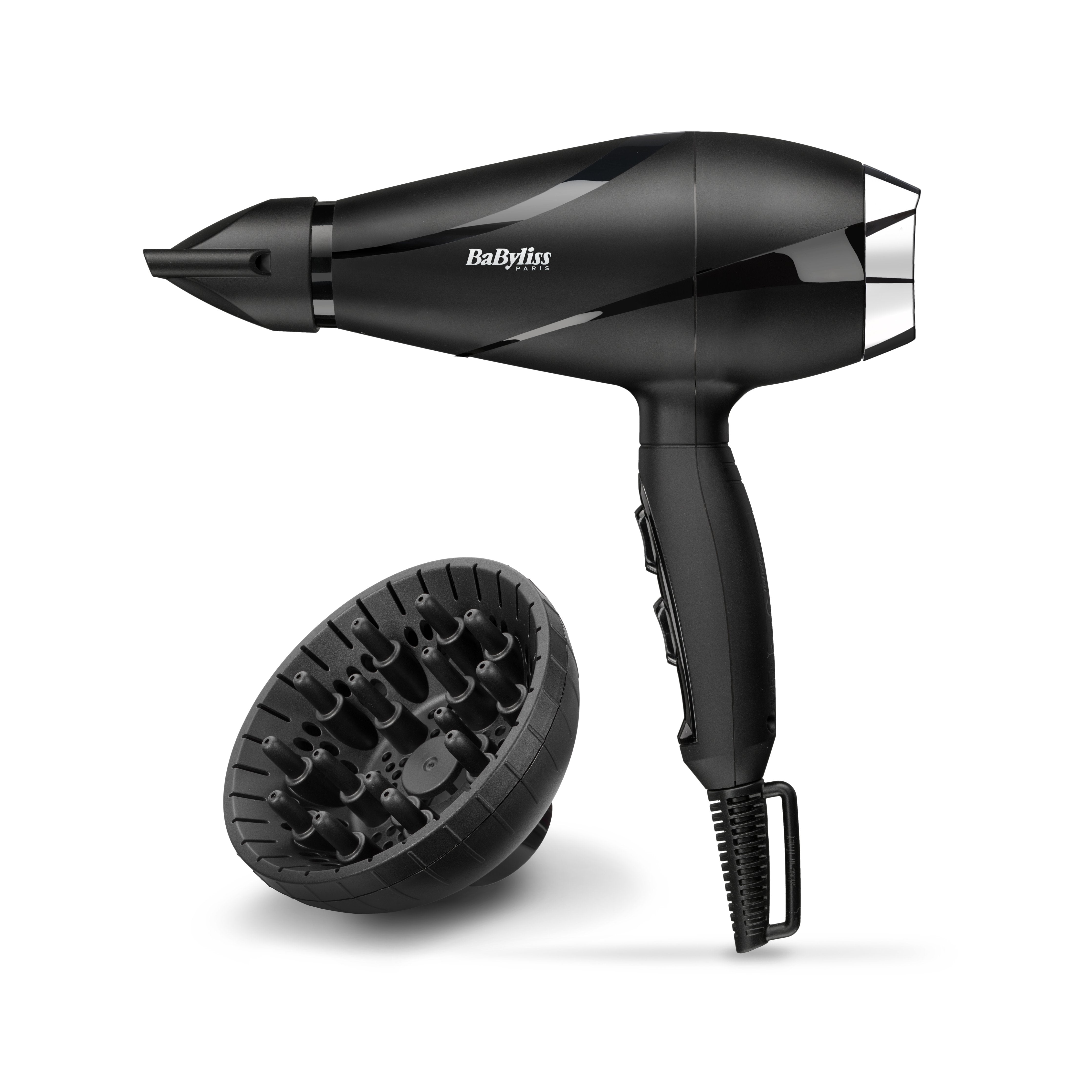 Secador Pelo Ac Babyliss 6713de Dryer 2300w Dif Ionico Negroplata