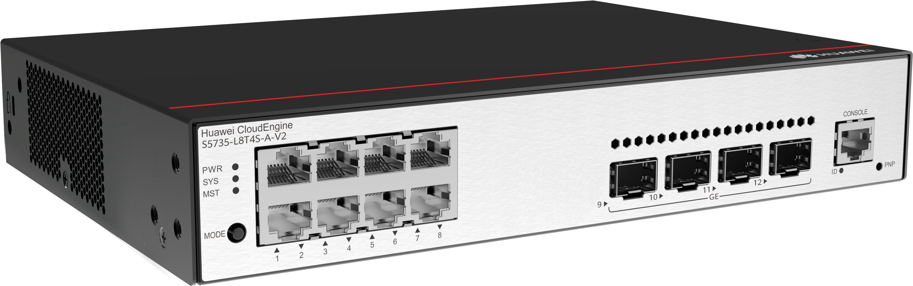 Huawei Switch S5735-L8t4s-A-V2 (8*10/100/1000base-T Ports, 4*Ge Sfp Ports, Ac Power) + Software (98011977 + 88037bnm)