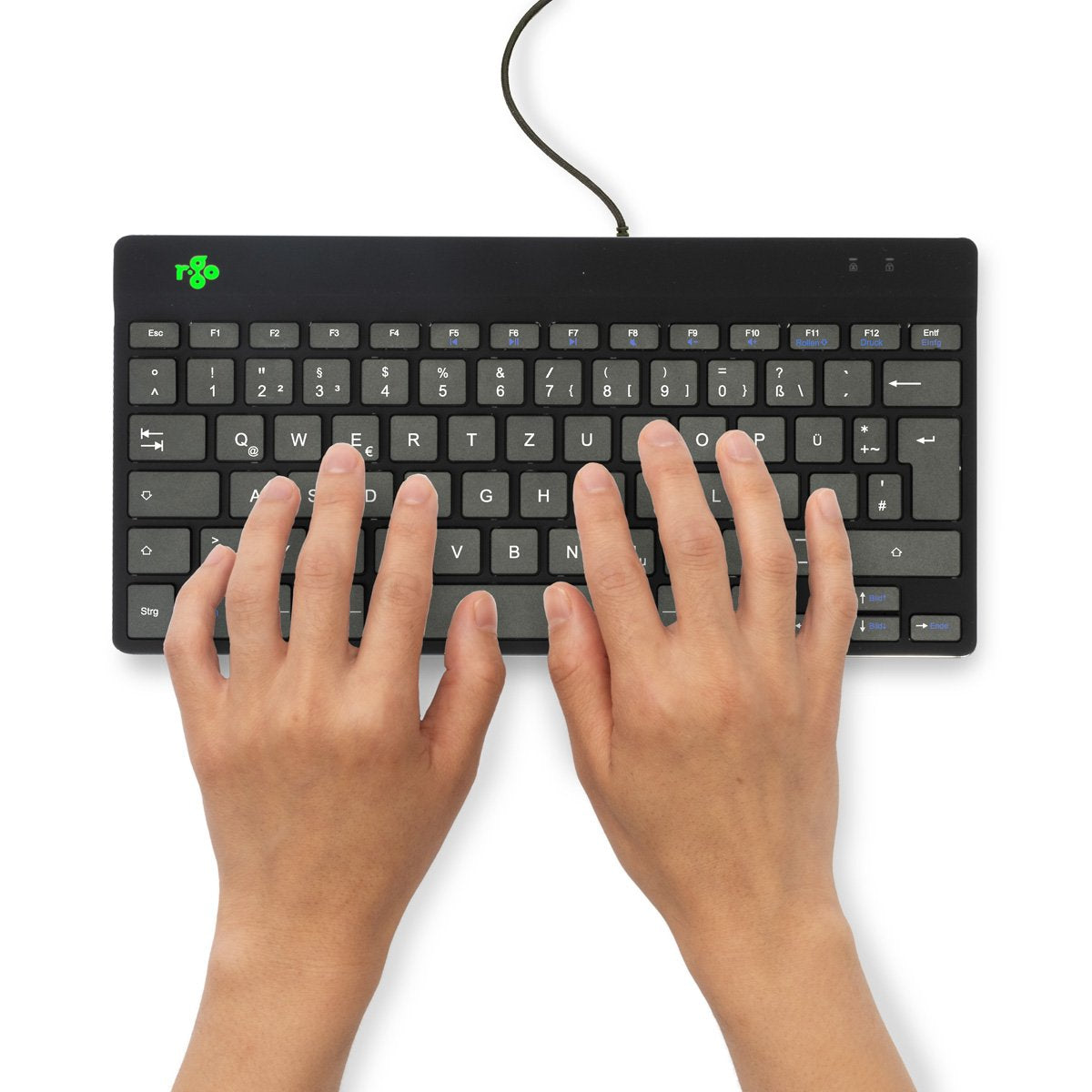EAN 8719274491392 - R-Go Tools RGOCODEWDBL teclado USB Alemán imagen 3
