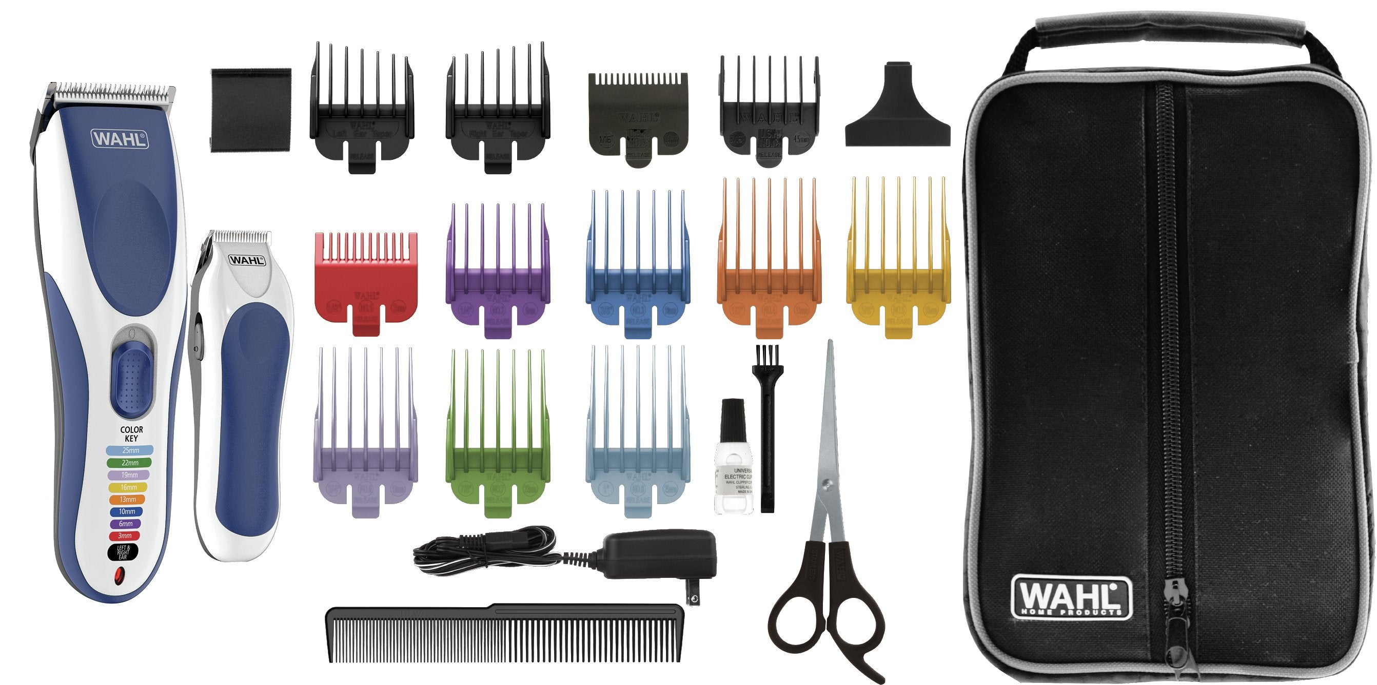 EAN 0043917031507 - Wahl 09649-916 cortadora de pelo y maquinilla Azul, Blanco 8 Níquel-metal hidruro (NiMH) imagen 1