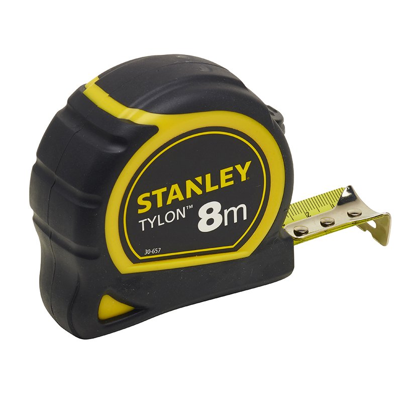 Cinta Métrica Stanley Tylon, 3 Metros Negro/Amarillo, 12,7 Mm 0-30-687