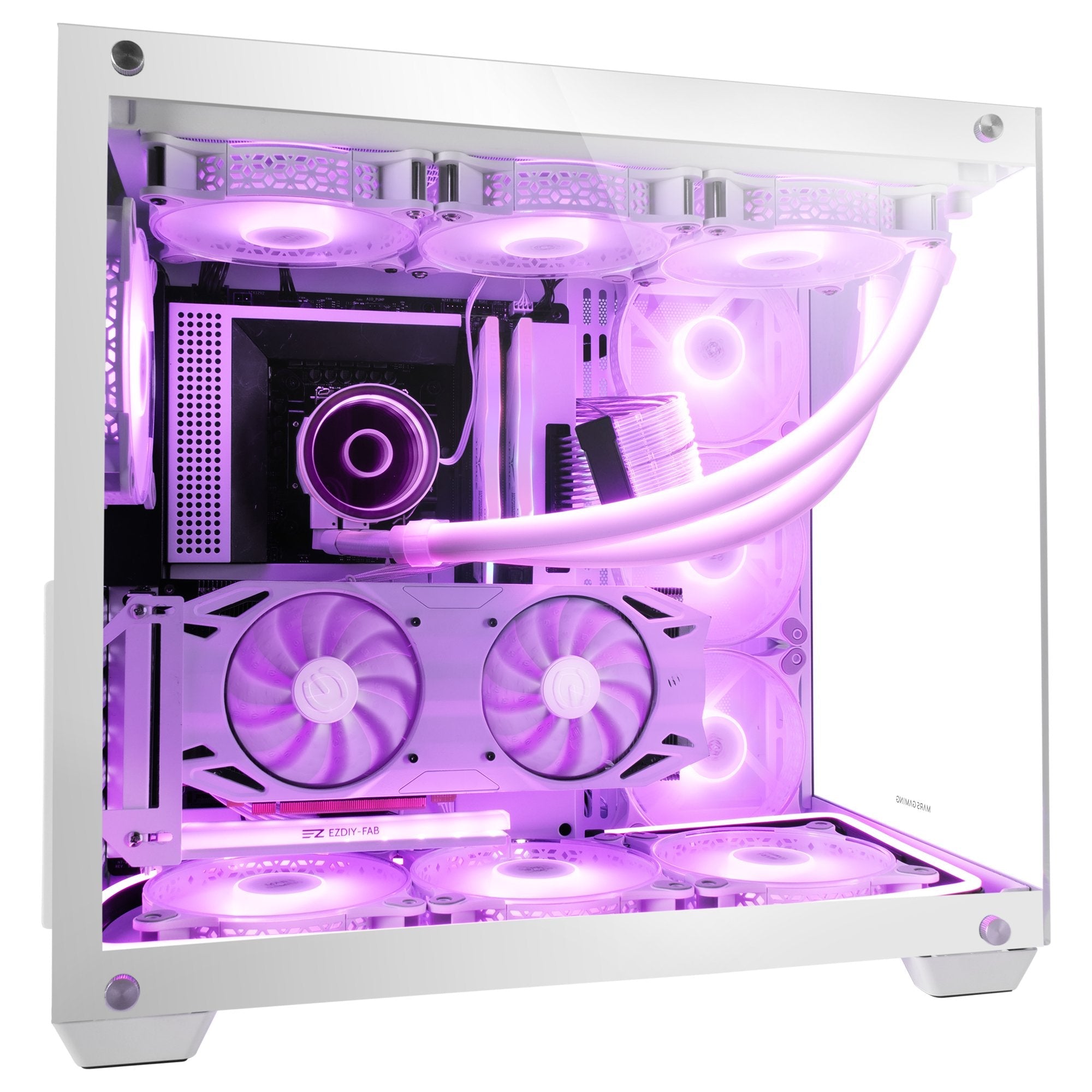 Caja Gaming Torre Mars Gaming Mcv4 Blanca
