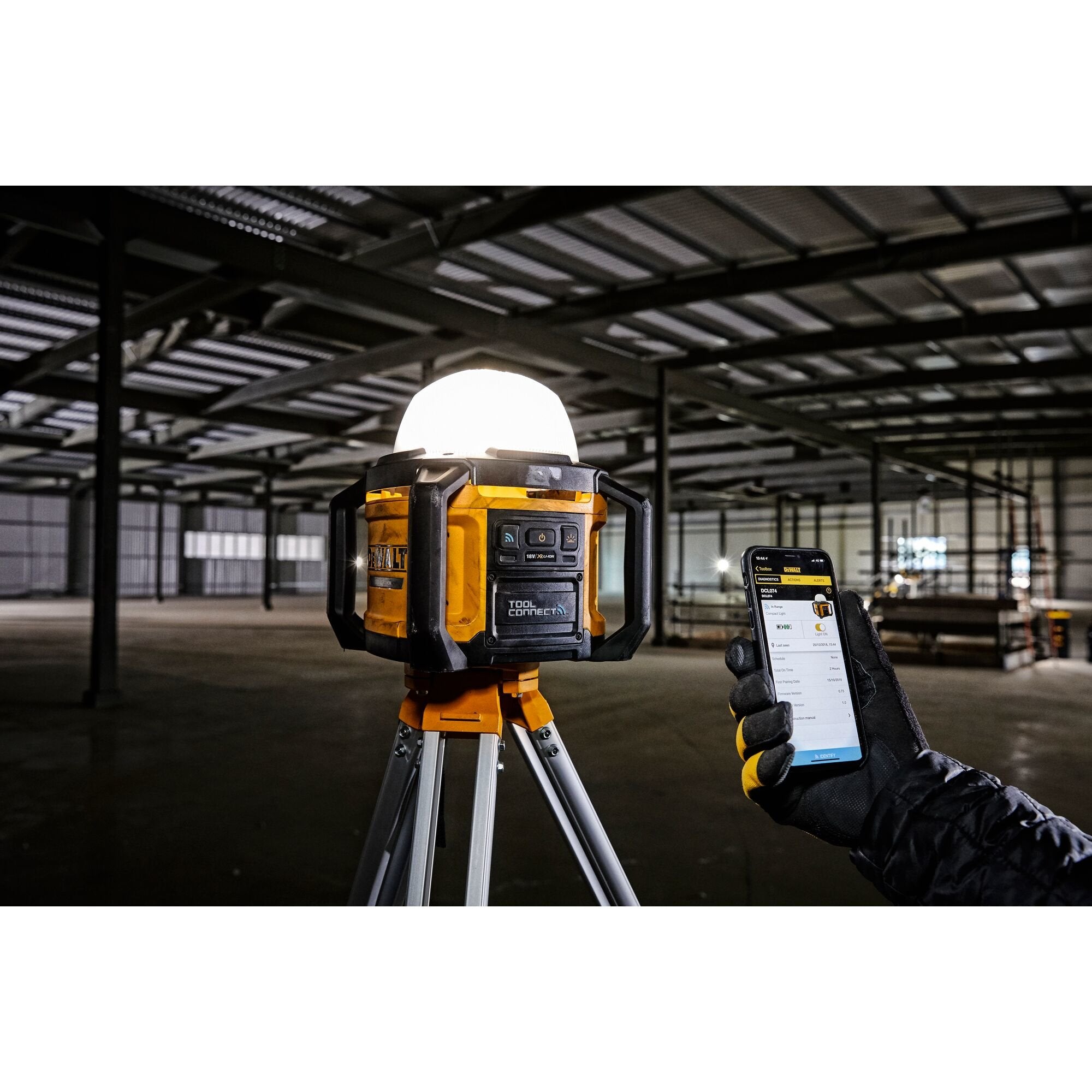 Foco De Construcción Dewalt Dcl074