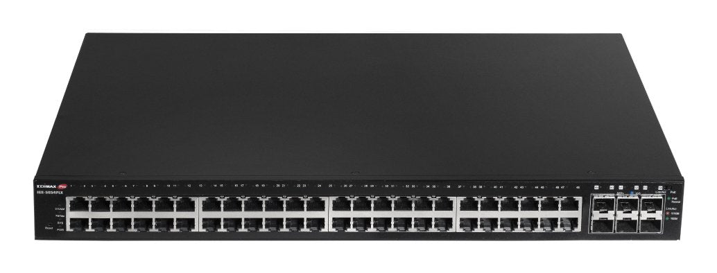 EAN 4717964704948 - Edimax IGS-5654PLX switch Gestionado Gigabit Ethernet (10/100/1000) Energía sobre Ethernet (PoE) 1U Negro imagen 2