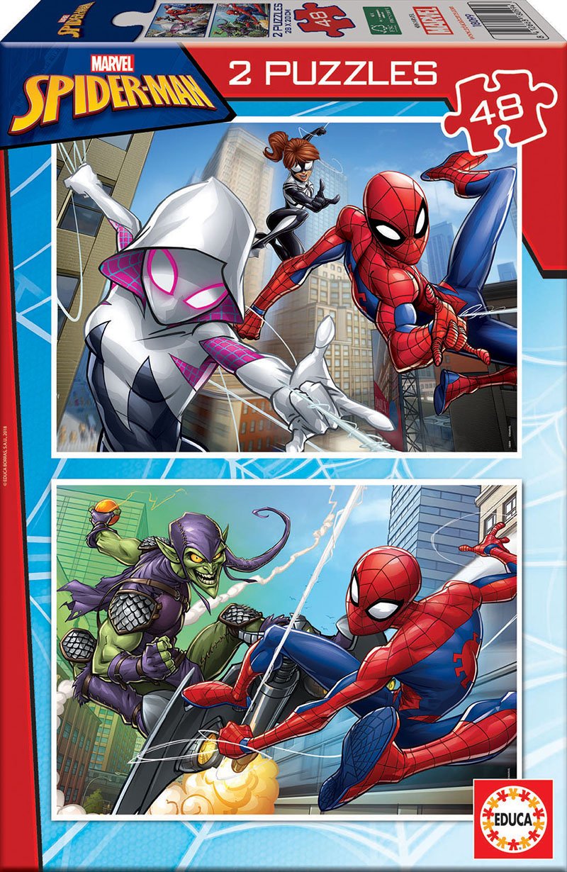 Puzzle Spiderman Marvel 2x48pzs