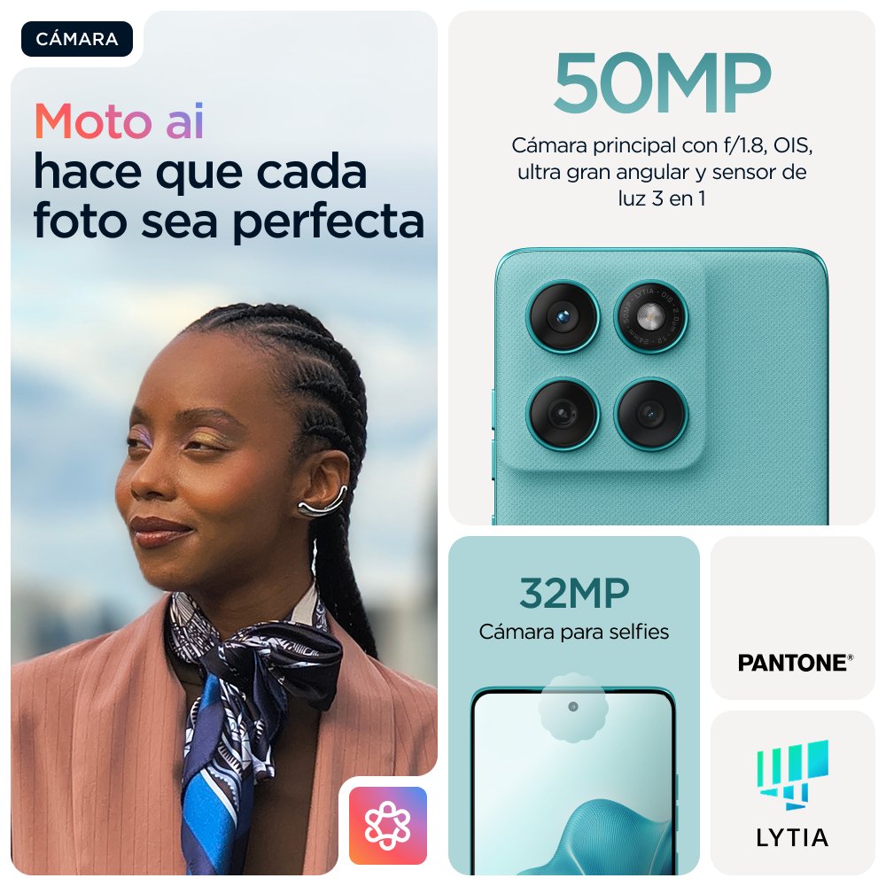 Motorola Xt2503-4 Moto Edge 60 Neo 5g 8gb Ram 256gb - Pantone Amazonite Eu