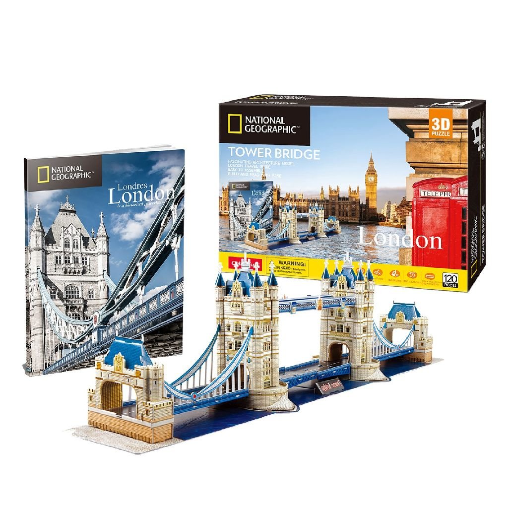 EAN 6944588209780 - CubicFun Tower Bridge Puzle 3D 120 pieza(s) Edificios imagen 1