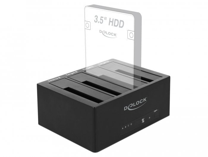 Delock Usb 3.0 Dockingstation Para 4 X Sata Hdd / Ssd Con Klon Funktion
