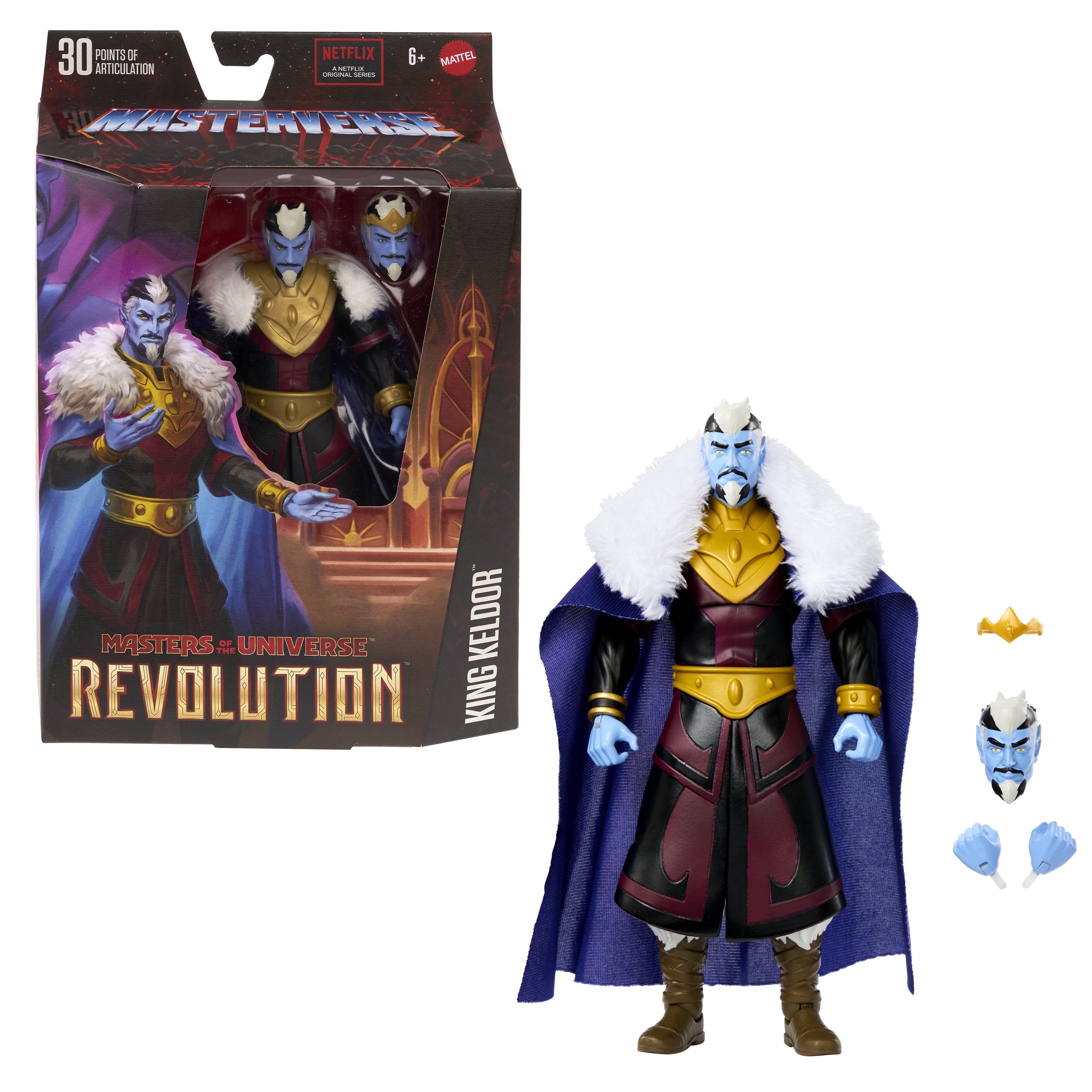 Mattel Masters Of The Universe Masterverse King Keldor, Figura Hyc50