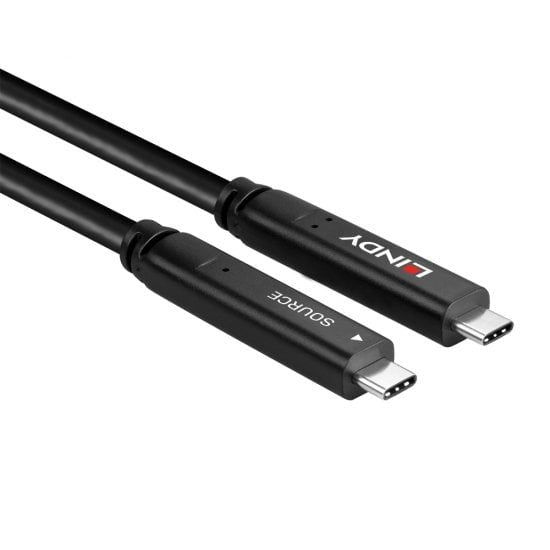 Lindy 10m Usb 3.2 Gen 1 & Dp 1.4 Typ C Hybrid Cable