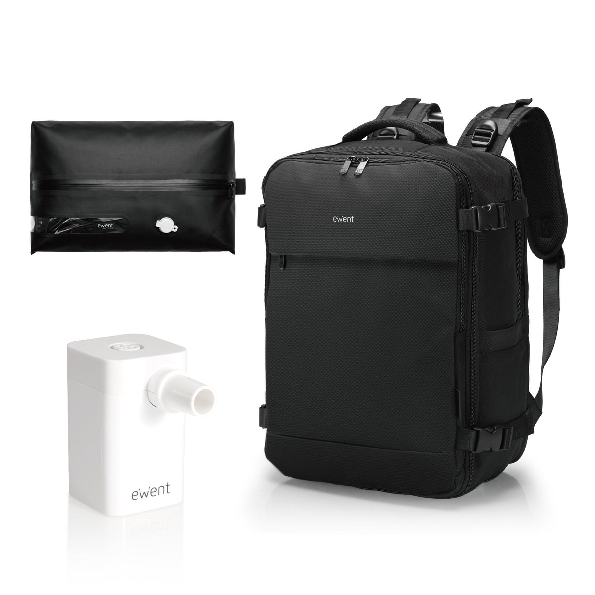 Mochila Viaje Ewent Imperm. 24lcarga Usb-A/C 16.1"