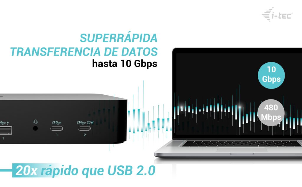 EAN 8595611707490 - i-tec CAINTGDUAL4KDOCPD base para portátil y replicador de puertos Alámbrico USB 3.2 Gen 1 (3.1 Gen 1) Ty imagen 7