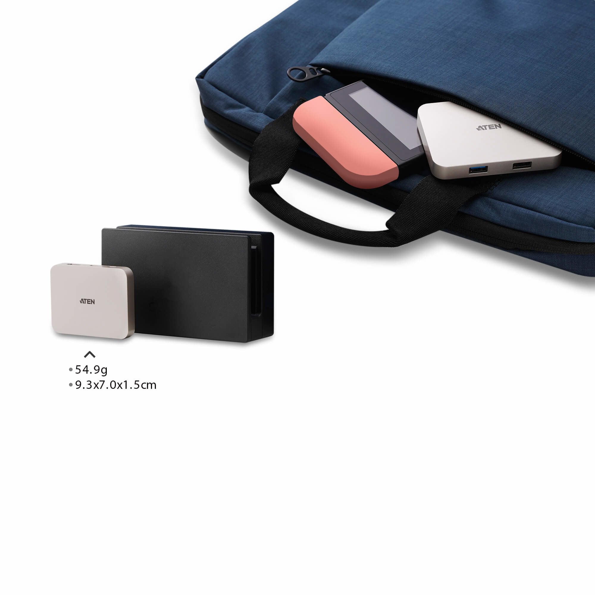 Miniestación De Acoplamiento Aten Uh3235 Usb-C 4k Ultra - Pd60w