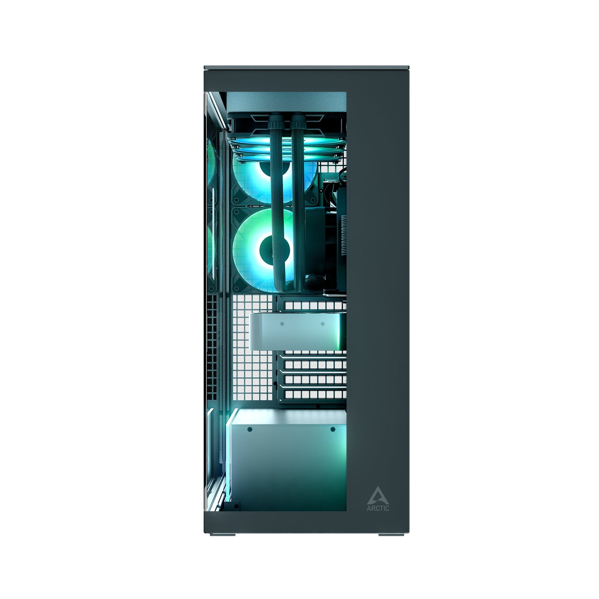 Caja Pc Arctic Xtender (Negro, Tempered Glass X 2 (Klar)) Acpcc00023a