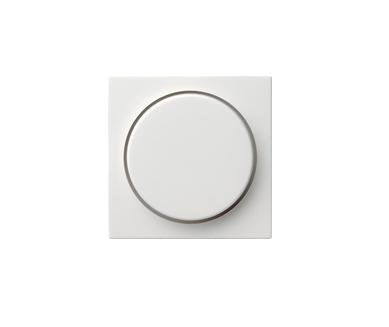 Gira - System 55 - Abdeckung Mit Knopf Für Drehdimmer *Reinweiss Seidenmatt*
