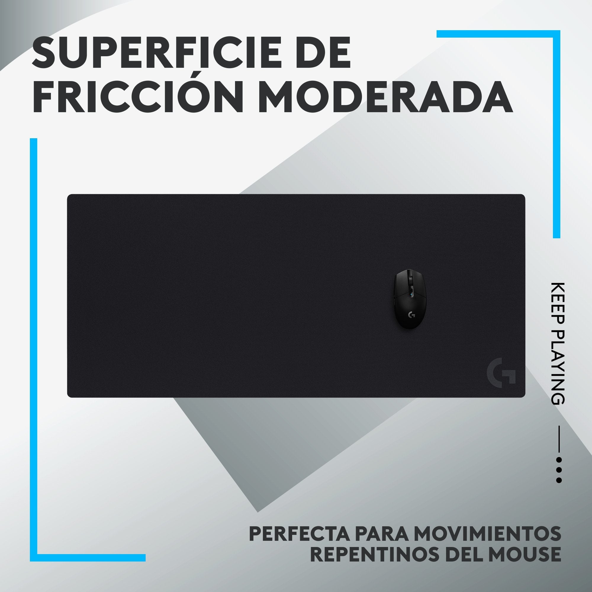 Alfombrilla Logitech G G840 Negro