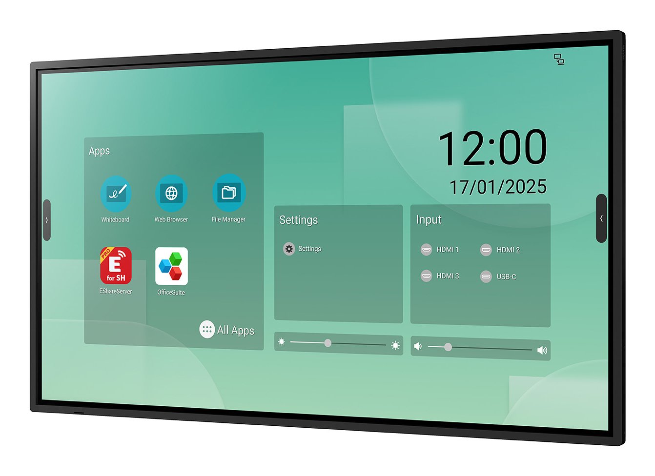 Sharp Pn-Lm431 43" Clase Diagonal Lm Series Pantalla Lcd Con Retroiluminación Led Interactivo Con Pantalla Táctil (Multitáctil) Android 4k Uhd (2160p) 3840 X 2160 Direct Led