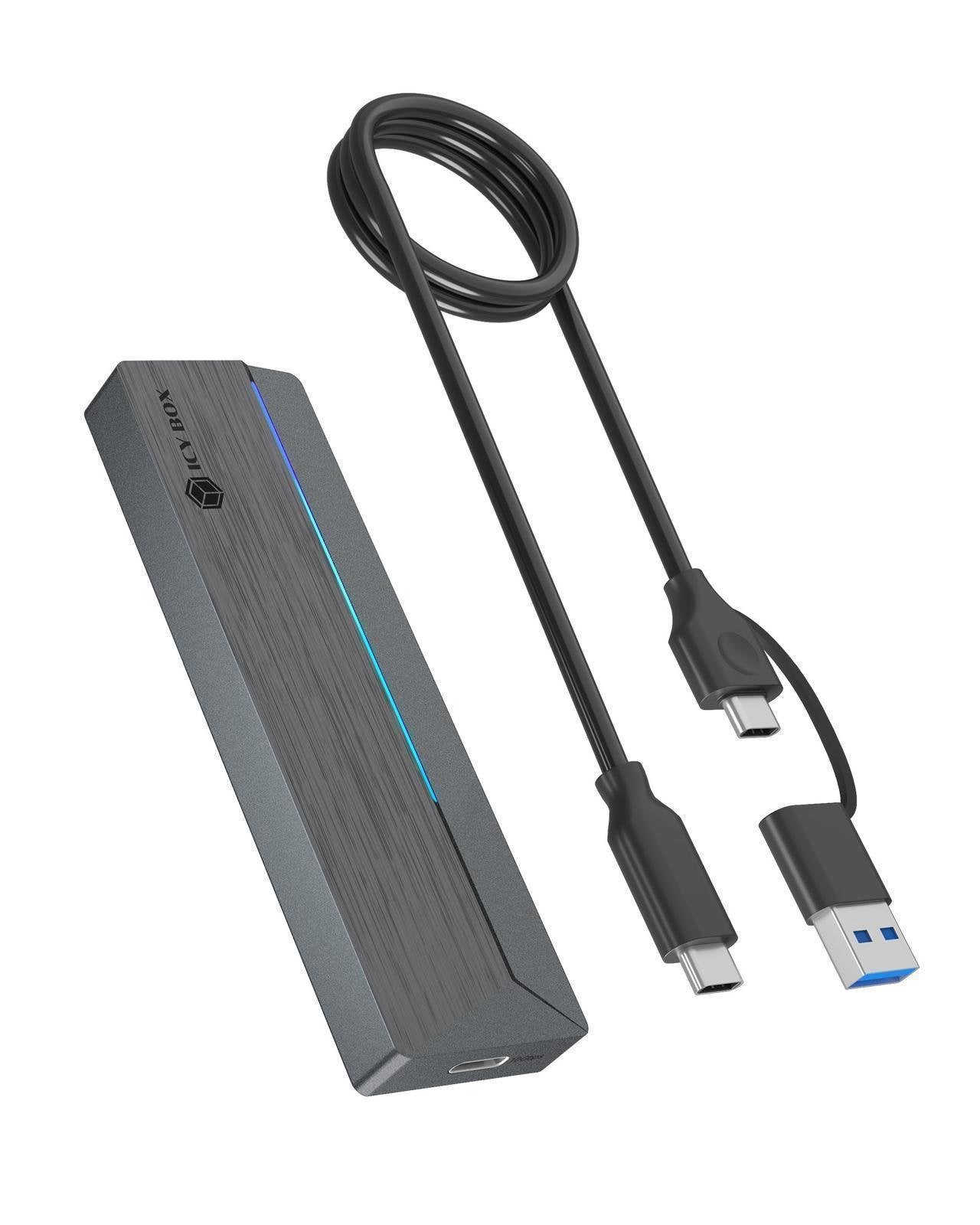 EAN 4250078175223 - ICY BOX IB-1826MCL-CU31 caja para disco duro externo Caja externa para unidad de estado sólido (SSD) Gris imagen 1