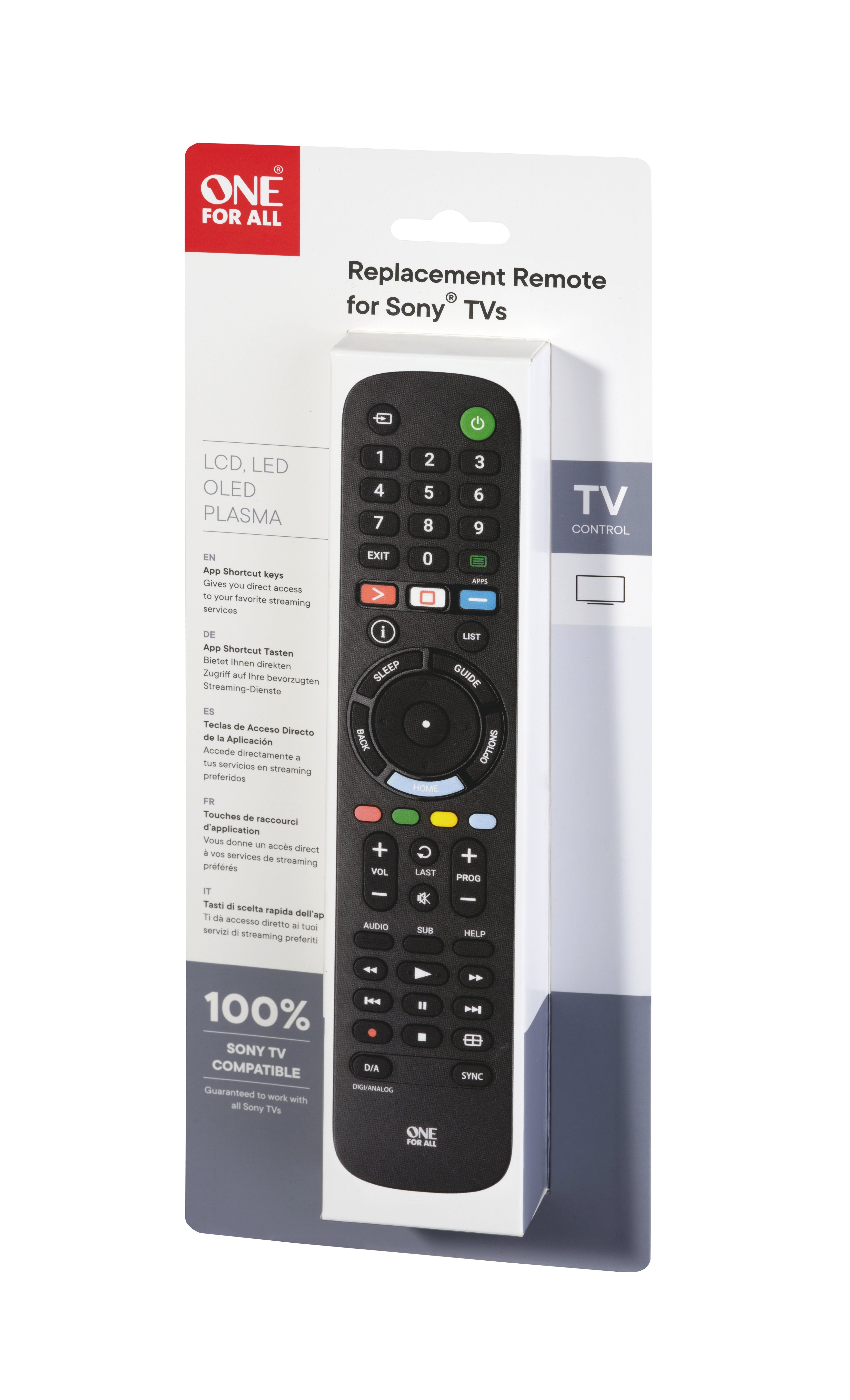One For All Mando A Distancia Para Televisores Sony