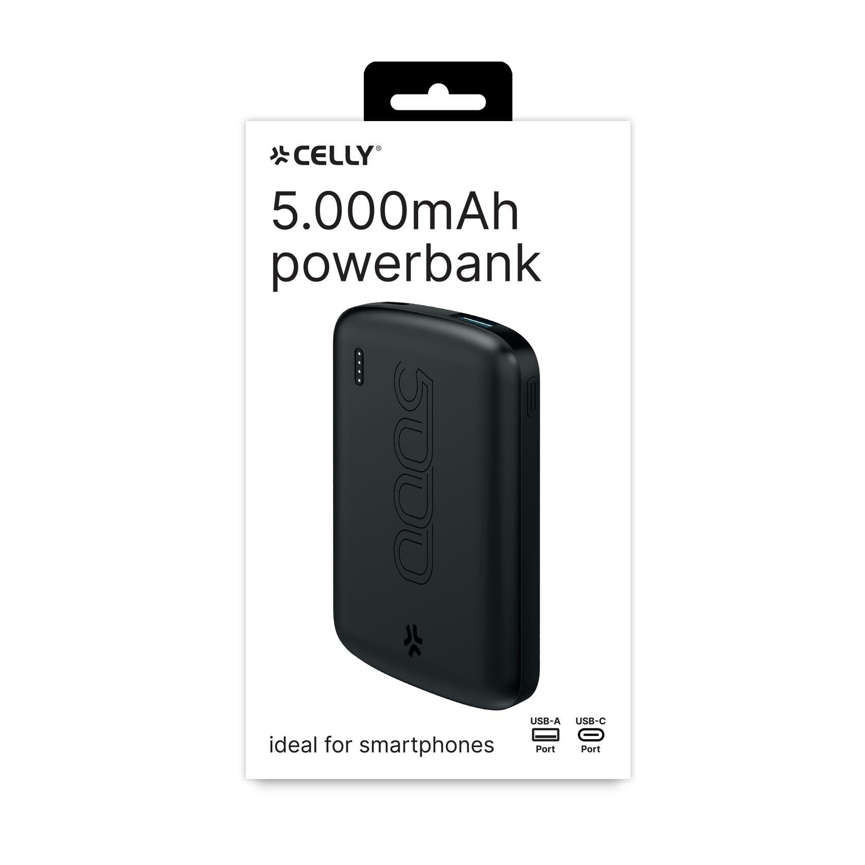 Powerbank 5000 Mah Evo Negra