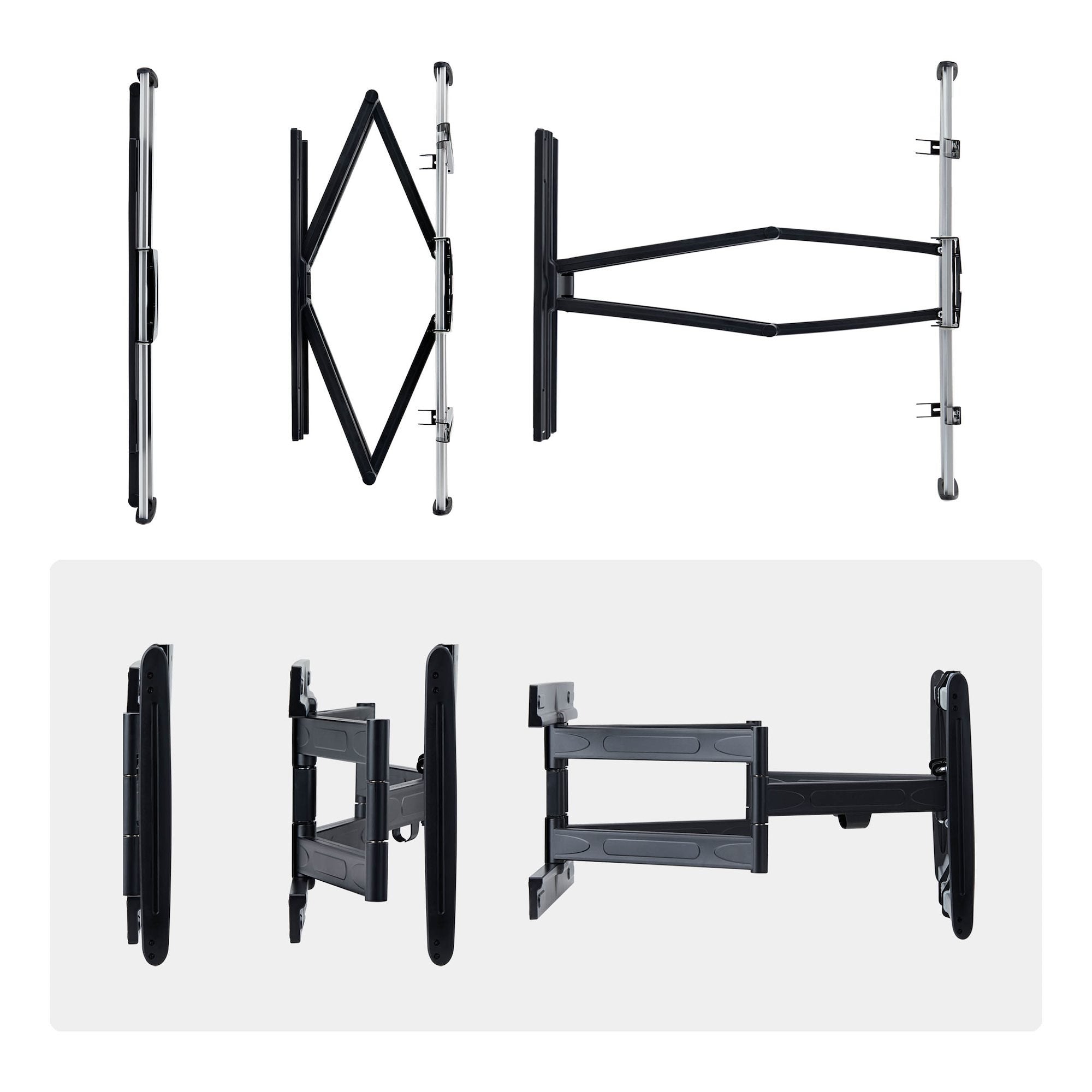 Startech.Com Ultraflache Vollbewegliche Tv-Soporte De Pared Fur Bildschirme Bis 65 Zoll Und 45 Kg Vesa 600x400 Flaches Design