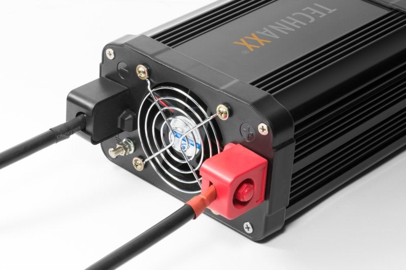 Technaxx Convertidor (Inversor) Kg Te16 De 1.200w De Potencia Continua (2x Vac 230v / 2x Usb)