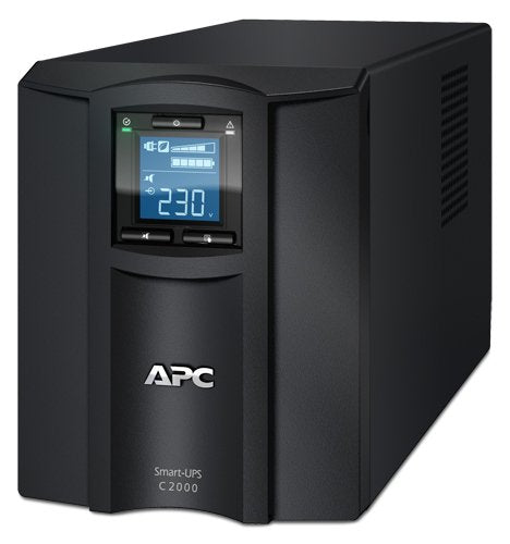 Apc Smart-Ups C 2000va Lcd Ups Ca 230 V 1300 Vatios 2000 Va Usb Conectores De Salida: 7 Negro