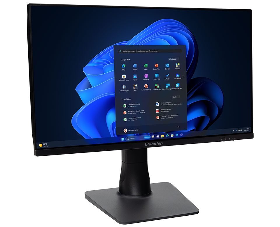 Bluechip Businessline Aio23500 Intel® Core I5 Procesador 14400 / Hasta 4.70 Ghz, Windows 11 Pro, 23,8\" Led Ips, 16 Gb Ddr5, 500 Gb Nvme Ssd, Intel® Wi-Fi 6, Bluetooth 5.2, Rj45 (1 Gb/S), Intel® Uhd Gráfica, Built-To-Order