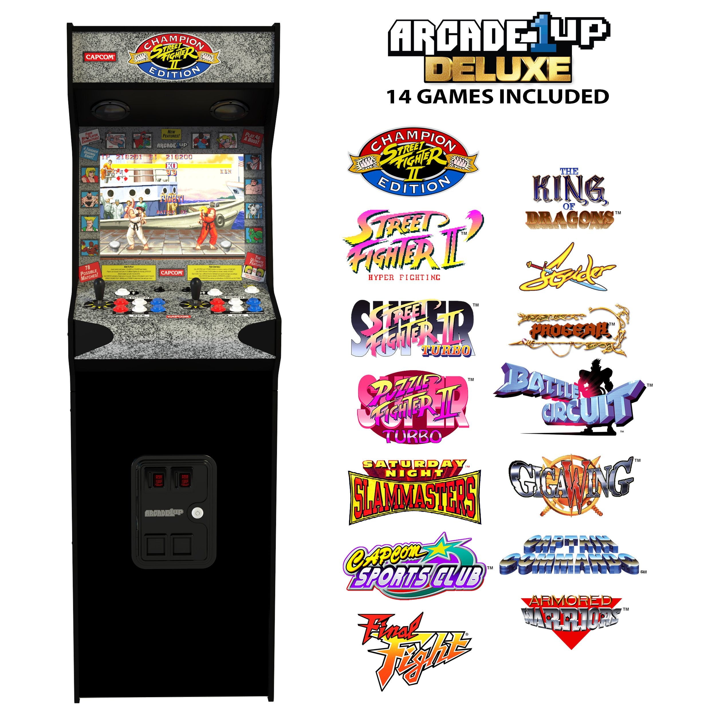 EAN 1210001601383 - Arcade1Up Street Fighter II Deluxe imagen 2