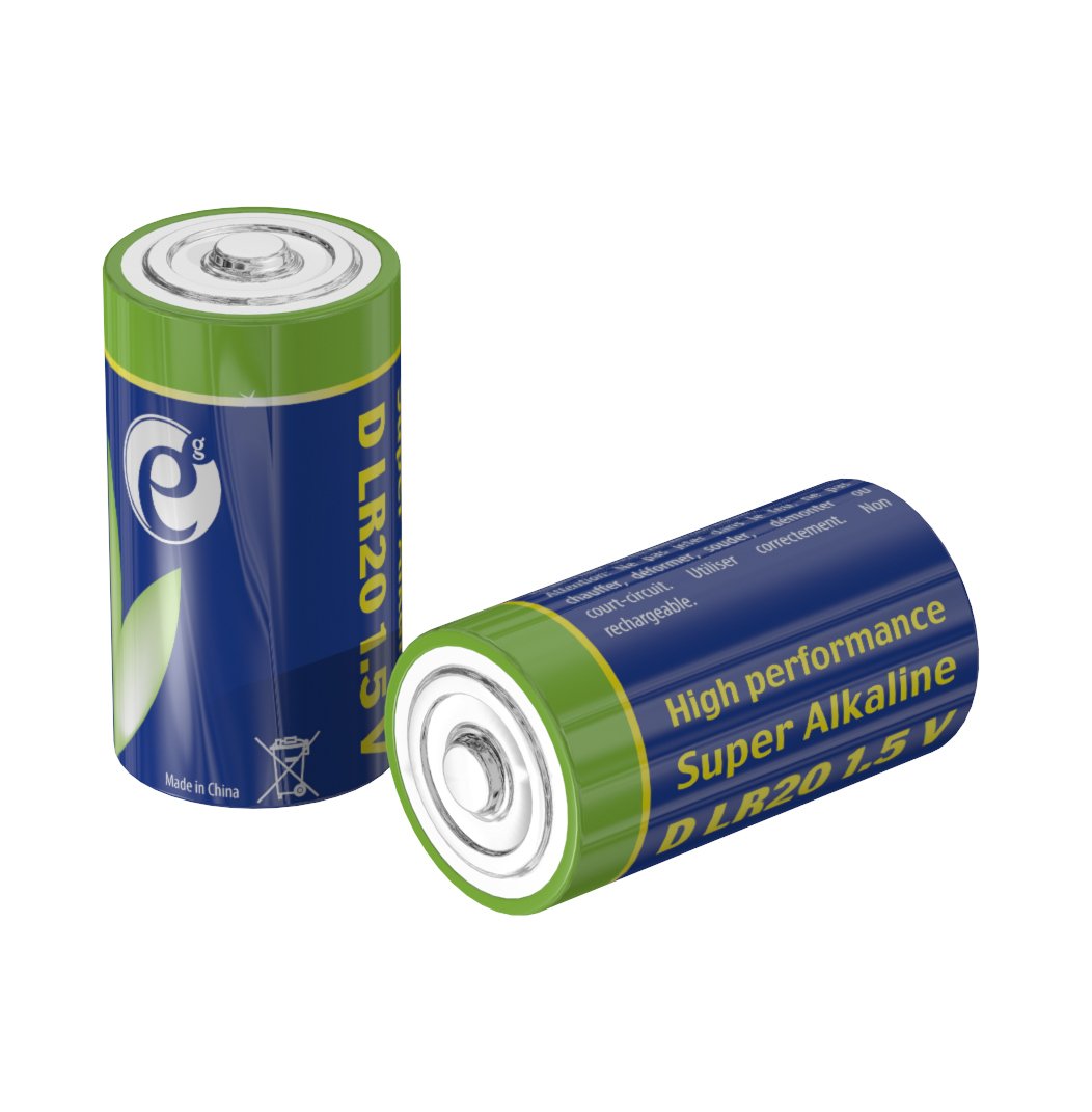 Pack 2 Pilas Lr20 1.5v Gembird