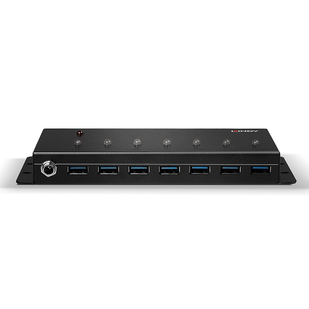Concentrador Industrial Lindy Usb 3.1 / 3.0 De 7 Puertos
