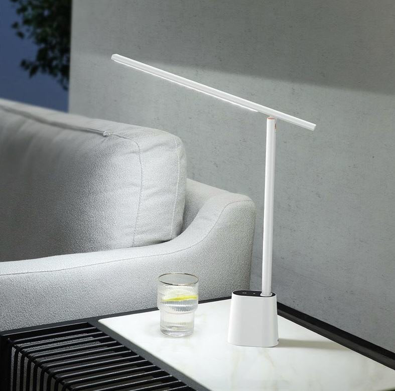 Lampa Biurowa Baseus Smart Eye Skladana, Akumulatorowa (Biala)