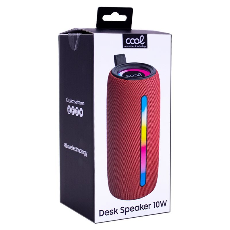 Altavoz Bluetooth Cool Desk 10w Granate