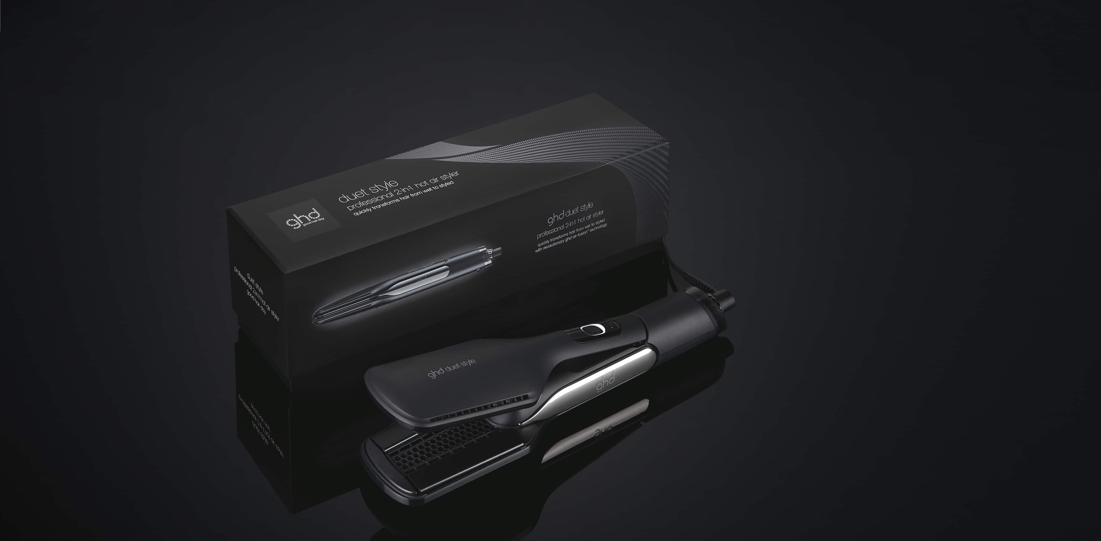 Ghd Ghd Duet 2 In 1 Black Hair Iron And Hot Air Dryer