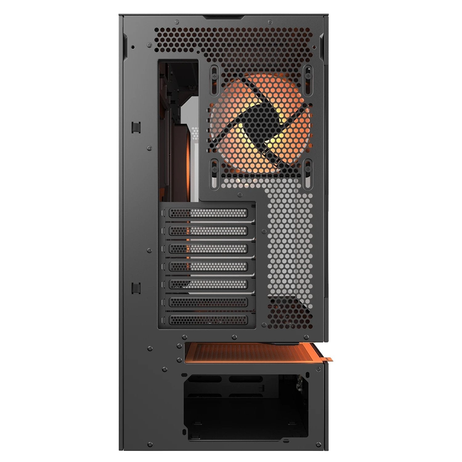 Cougar Caja Midi-Tower Cfv235 Vision, Argb, Glas, Negro
