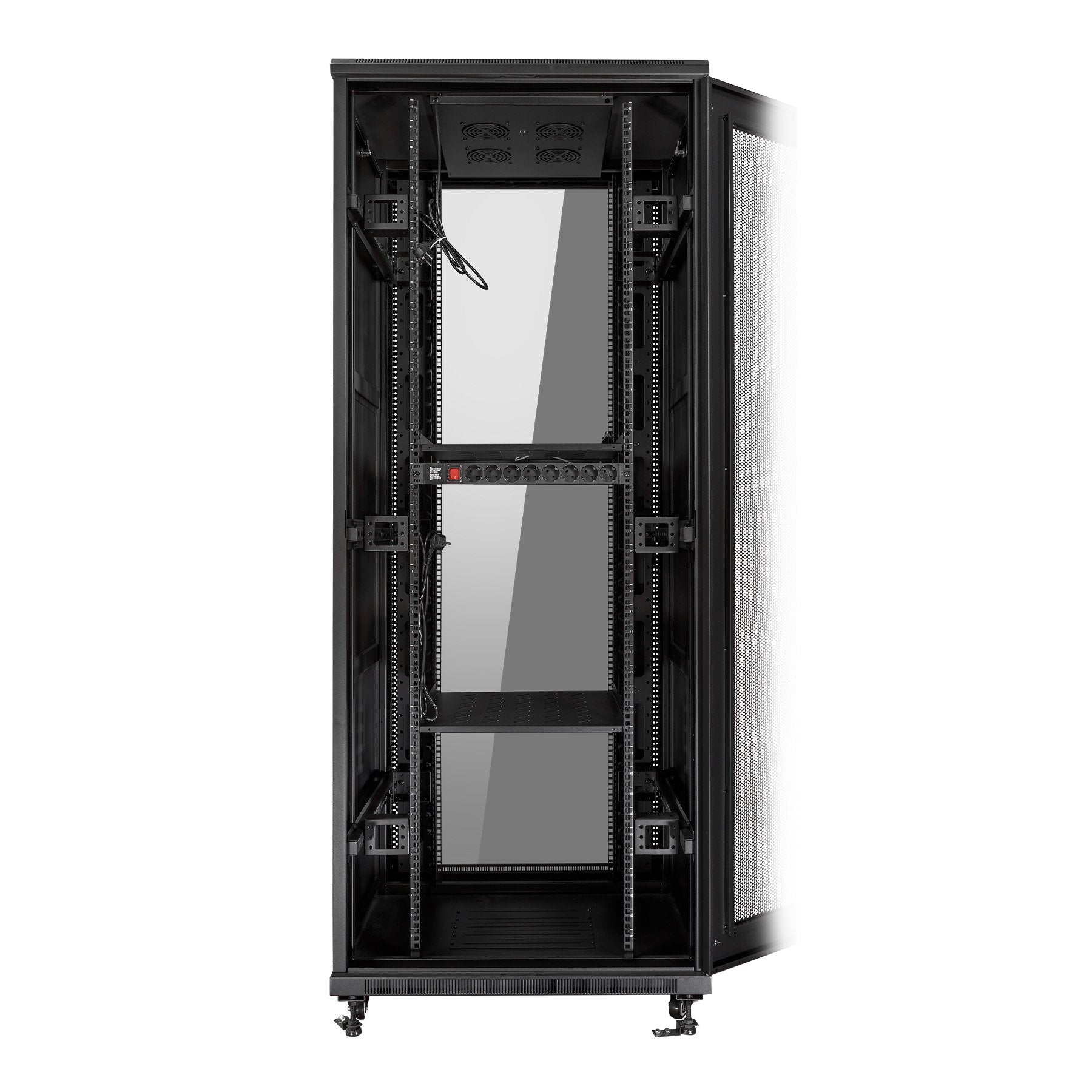 EAN 6940533543930 - aiten data AI8847 Rack o bastidor independiente Negro imagen 5