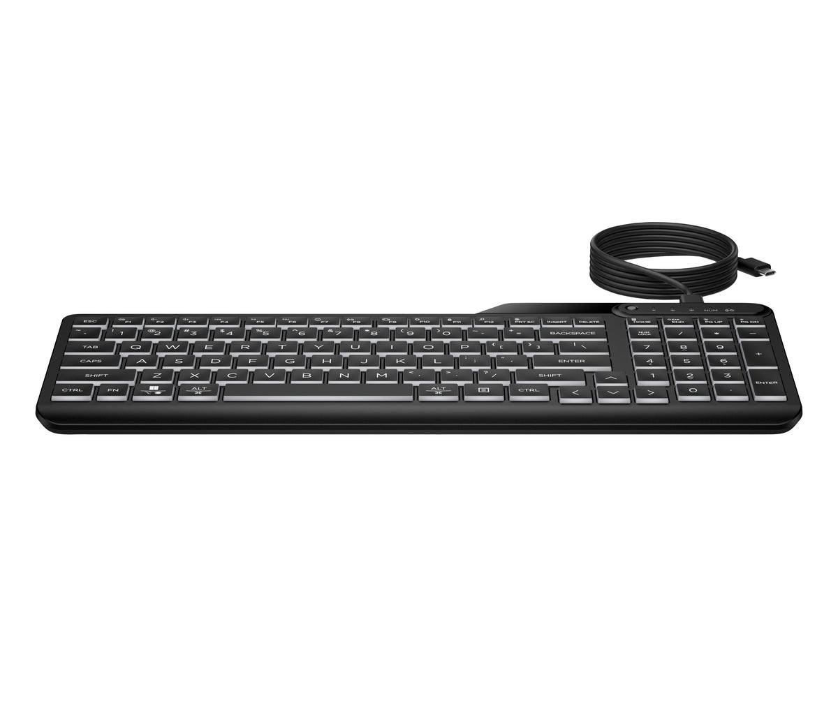 EAN 0197192768877 - HP 405 Backlit Wired Keyboard teclado Oficina USB Negro imagen 8