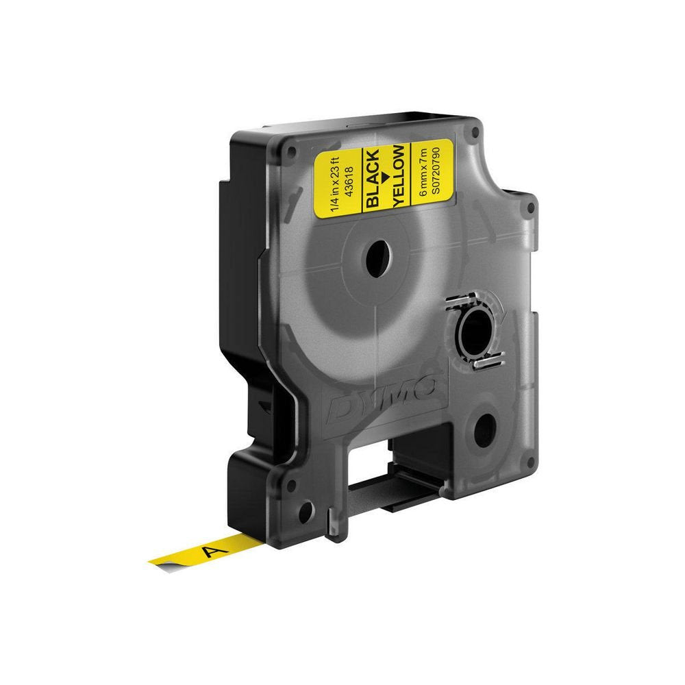 EAN 5411313436182 - DYMO D1 Standard - Black on Yellow - 6mm cinta para impresora de etiquetas imagen 1