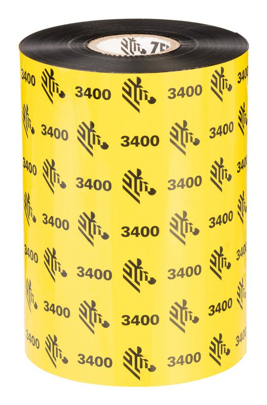 EAN 5712505227022 - Zebra 3400 Wax-Resin cinta térmica 450 m Negro imagen 1