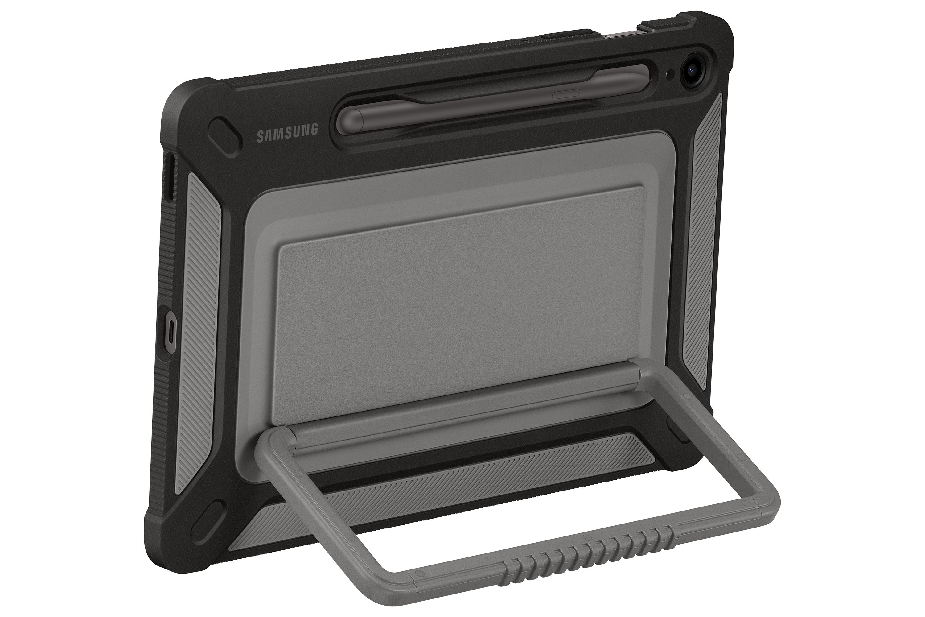 Funda Samsung Outdoor Cover Ef-Rx510, (Negro/Gris, Galaxy Tab S9 Fe)