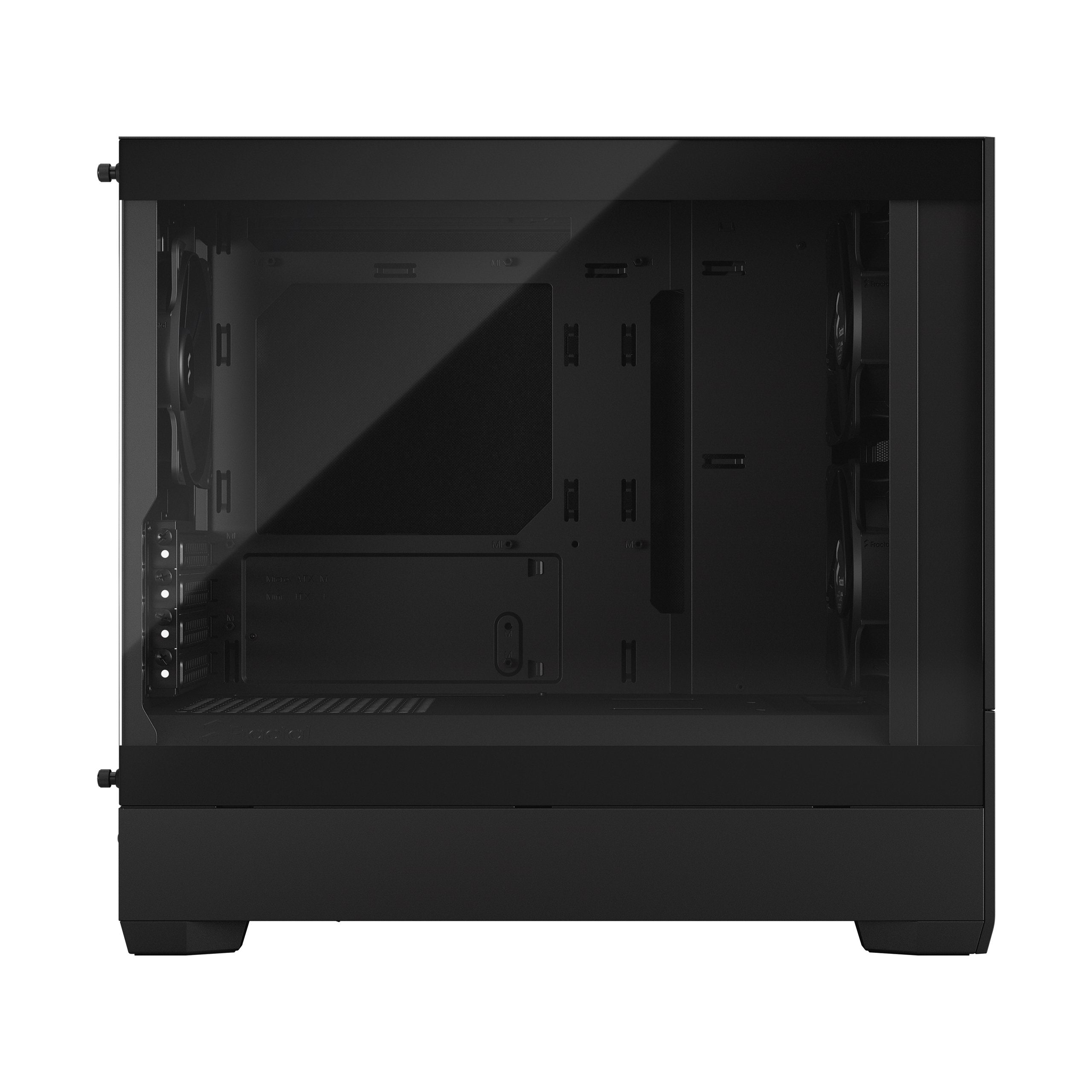 Caja Pc Fractal Design Pop Mini Silent Black Tg Clear Tint, Tower-Gehäuse Fd-C-Pos1m-02