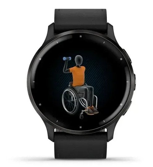 Garmin Venu 3 - 45 Mm - Pizarra Stainless Steel Negro Case