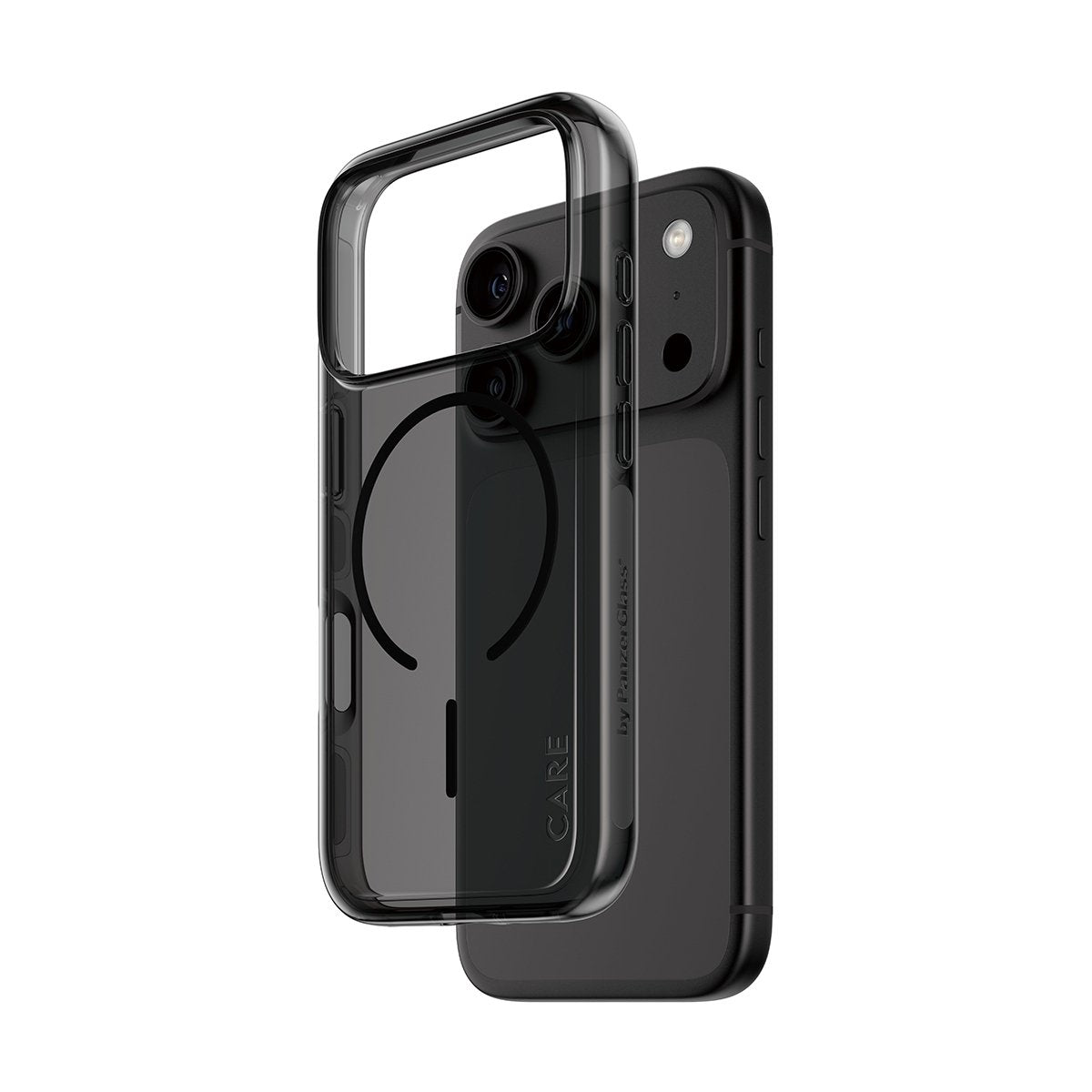 Panzerglass Care Smokey Case W. Negro Magsafe Iphone 18 Pro/ 17 Pro