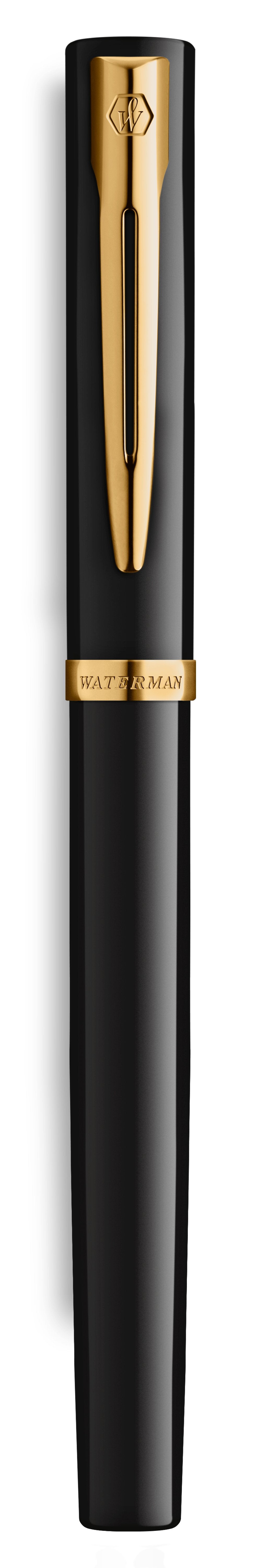 Waterman Füllfederhalter Impression Negroer Lack Gt M Azul Caja De Regalo